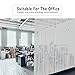 Finnez Window Film Privacy and Light Protection Sticker Film Frosted Look Static Cling for Home Office 35.4
