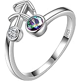 Zodiac Sign Necklace 925 Sterling Silver 12 Constellation Pendant & Rings Horoscope Astrology Jewelry Crystal Cubic Zirconia Birthday