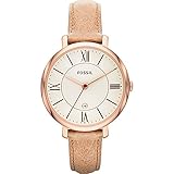 Fossil Jacqueline Three-Hand Leather Watch