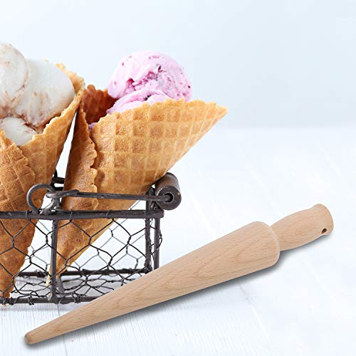 Westmark Wafel- en ijshoornvorm, lengte: 28 cm, onbehandeld beukenhout, lichtbruin, 30052270 - Image 6