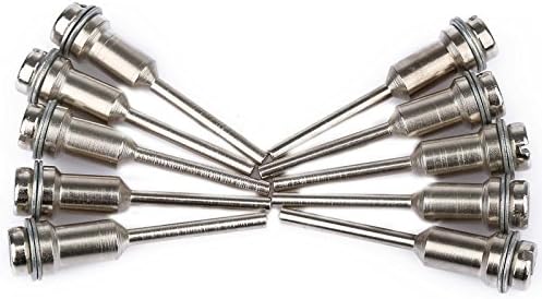 Dophee 10pcs 1/8" 3.17mm Shank Screw Mandrel Cutting Off Wheel Holder Dremel Rotary Tool