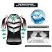 Men's Cycling Jersey Set - Reflective Quick-Dry Biking Shirt and 3D Padded Cycling Bike Shorts