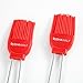 SHAWALT SILICONE BRUSH or Basting Brush with Comfortable Stainless Steel Handle - Premium Quality Food Grade Heat Resistant Soft, Durable and Flexible Brush makes Grilling and Barbecue or BBQ Easy.