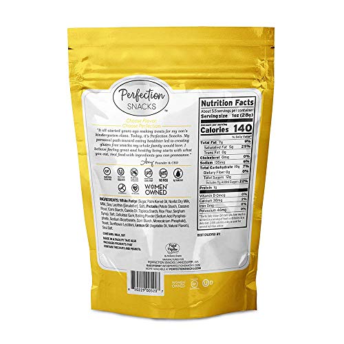Perfection Snacks Gluten Free Covered Pretzels (Lemon Cheesecake, 6 count / 5.5oz)