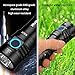 Wurkkos Handheld Flashlight, Rechargeable Home Flashlight Torch High 90 CRI, Portable Flashlight with Red Light/UV Blacklight, Waterproof Outdoor Flashlight Included 26650 Battery