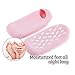 BelleSha Spa Moisturizing Gel Socks For Dry Feet And Ankles - Helps Repair Cracked Skin And Softens Feet (Pink)