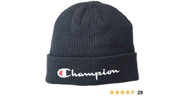 Champion Life Men's Script Beanie, Navy 