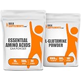BulkSupplements EAA Powder 500g + L-Glutamine 500g Bundle