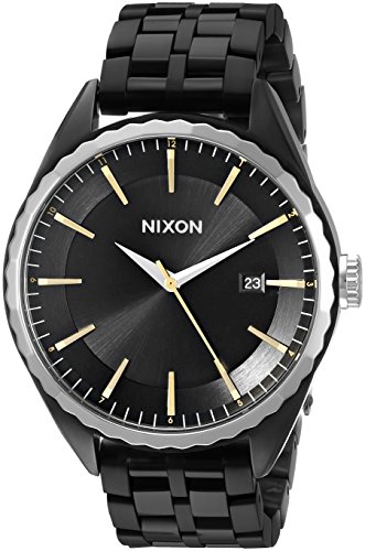 Nixon Women's A9342126 Minx Analog Display Swiss Quartz Black Watch