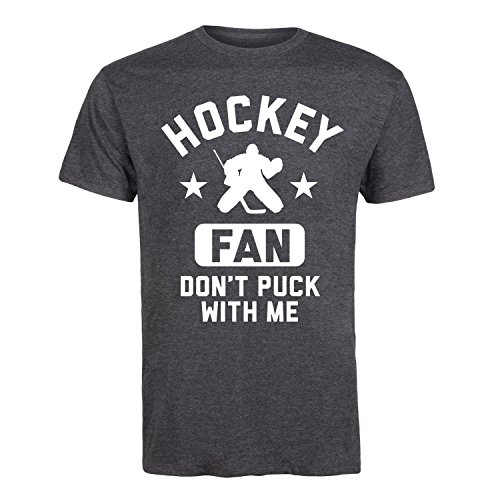 Instant Message Hockey Fan Dont Puck with Me-Mens Short Sleeve TEE - Thumbnail 2