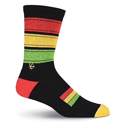 KurB Men's Marl-ee Crew with a Helicase sock ring