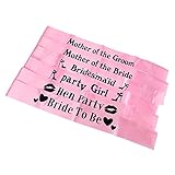 ShareProfit Hen Party Sash Night Out Bride To Be Bridesmaid Sash Accessory Random 1 PCS
