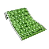 FOSHIO 100pcs/roll "DO NOT ROLL Down " Automotive