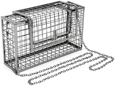 Metal Hollow Women Evening Bag Shoulder Bags Clutch Cage Handbag Gift