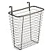 iDesign Steel Over-The-Cabinet Waste Basket or Storage Bin, The Axis Collection, 7.1