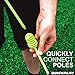 QuickPlay PRO Agility Poles (Set of 12) Adjustable Height: use as (x12) 3FT Soccer Agility Training Poles OR (x6) 6FT Coaching Sticks/Slalom Poles