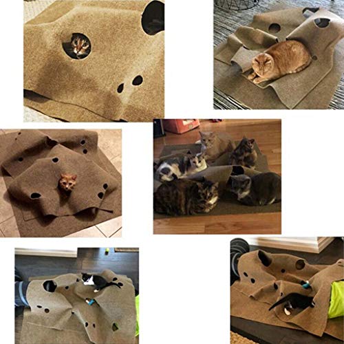 Redvive Top Pet Dog Cat Activity Play Mat Training Mat Cat Toy Bite Mat 120903 cm Training