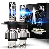 RENO H4 LED Bulbs,9003 LED Fog Light HB2 12000LM