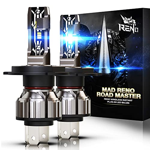RENO H4 LED Bulbs,9003 LED Fog Light HB2 12000LM