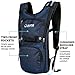 Hydration Pack with 2L BPA free water bladder. Sleek and compact with good storage volume. O.ZONE EDGE Hydration Pack. Great for Hiking, Running, Biking, Adults, Men, Women, Kids