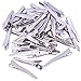BronaGrand 100 Pieces 45 mm Metal Alligator Hair Clips Pins with Teeth