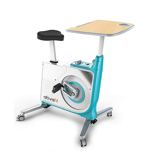 ATIVAFIT Folding Home/Office Fitness Bike with Adjustable and