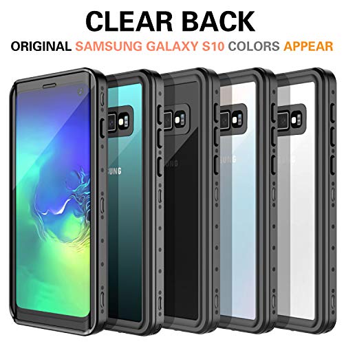 Samsung Galaxy S10 Waterproof Case, POTALUX S10 Case Built in Screen
