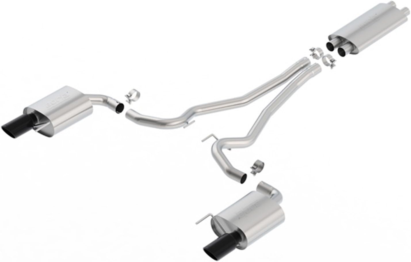 Borla 1014040BC Touring Cat-Back Exhaust System