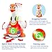 HOMOFY Goose Baby Dancing Hip Hop Swing 6 Months up, Super Fun EQ Development Educational Toys Flexible Walking/Light/Music