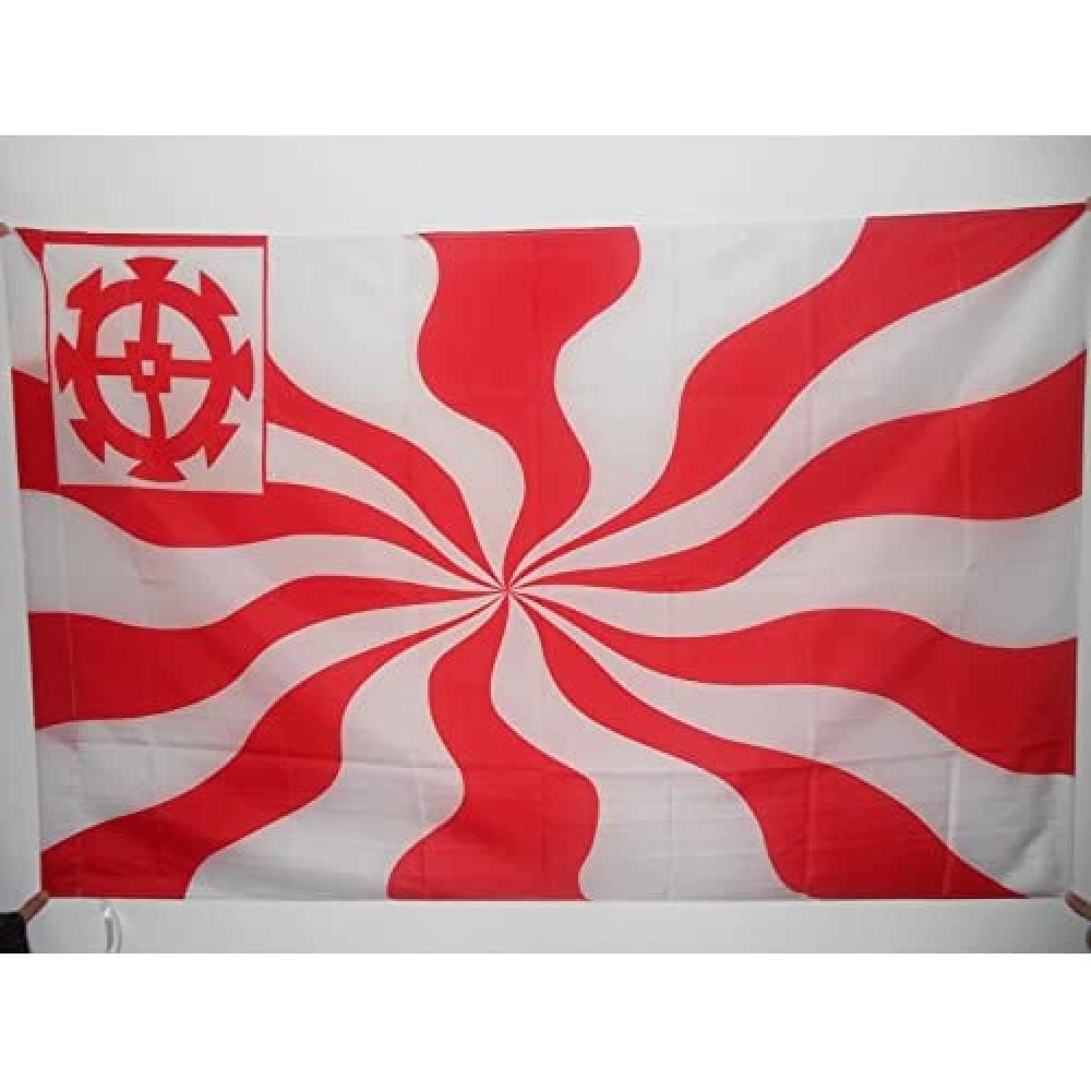 AZ FLAG - Imperial Free City of Mulhouse Flag - 3x5 Ft - Mulhouse Banner with Sleeve - 100% Polyester - Fade Resistant - Vivid Colors - 3' x 5' Feet - 150x90 Cm