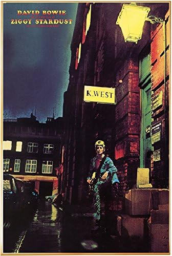 Rock Pop Artists B David Bowie Ziggy Stardust Poster New Bowie David Zsco Iq