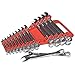 Ernst Manufacturing 5015 Gripper Wrench Organizer with Ergonomic Design, Holds 12 Wrenches, Red