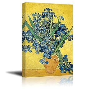 Irises by Vincent Van Gogh Print Famous Painting Reproduction