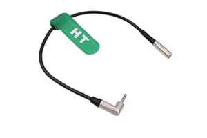 HangTon Timecode Cable for Tentacle Sync Zoom Recorder to Canon R5C C400 EOS Camera UltraSync One Audio Recorder 3.5mm TRS Ri