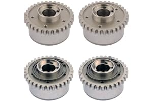 MEIHGTOR 4 Intake + Outlet Cam Phasers Replacement for 2011-23 Pentastar V6 Cherokee Chry-sler Do-dge Ram 1500 3.6L V6# 5184369AH 5184370AI