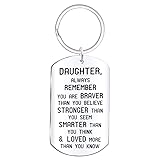 Daughter Inspirational Jewelry Keychain