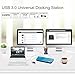 WAVLINK USB Laptop Docking Station Dual Monitors, DisplayLink Computer Dock for M1 M2 Mac and Windows, ChromeOS, Ubuntu 20.04/22.04 (HDMI & HDMI/DVI/VGA, 6xUSB Ports, LAN, Audio)