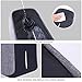 Laptop Backpack business anti-theft waterproof travel computer backpack with USB charging port college school computer bag for women & men fits 15.6 Inch Laptop and Notebook - Grey
