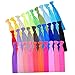 Mudder 150 Pieces Ribbon Hair Ties Ponytail Holder Hair Bands Elastic Hair Accessories, Assorted Colors