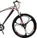 Max4out Mountain Bike 21 Speed 26 inch Shining SYS Double Disc Brake Suspension Fork Rear Suspension Anti-Slip Bikes Redthumb 2