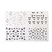 PUEEN 3D Nail Art Sticker Collection Set D1-14 Packs in Different Designs (Over 240 Stickers) 3D Glitter Sparkling Lovely Prints Nail Art Decal Stickers for Cellphones & Nails Decorations-BH000165