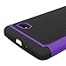 LG G Stylo Case, LK Drop Protection Shock-Absorption Impact Resistant Hybrid Dual Layer Armor Defender Protective Case Cover for LG G Stylo (Purple)