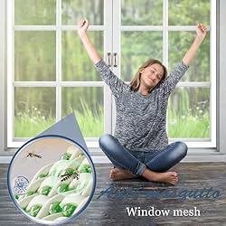 Washable Window Net Mesh, 65x160cm White Window