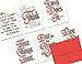 Sobriety Slogans - 36 Note Cards - 6 Designs - Red Envelopes Included
