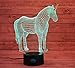 MINGXUAN Unicorn 3D Night Light Touch Table Desk Lamps, 7 Color Changing Lights Fashion Creative Home Decoration Gifts