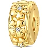 BEVALY Charm for Bracelets and Necklaces Heart Cat Flower Boy 925 Sterling Silver Bead Birthday Jewelry Gift for Women