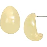 Robert Lee Morris Soho Womens Dome Hoop Earrings