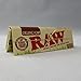 RAW Organic Hemp Natural Unrefined Rolling Paper 70mm Single Wide Size (6 Packs)