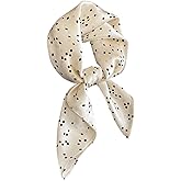 FEIBOON 100% Pure Mulberry Silk Scarfs 26"x26" Square Scarf Women Neckerchief Headscarf hair scarf bandana Gift Packed