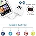CF Card Reader For iPhone iPad mini air SD/TF/CF Card Adapter Trail Game Camera Viewer for iPhone 7 Plus/7/8/X/6s Plus/6s/6 Plus Support iOS 11.3 and Before No App Required Plug and Play